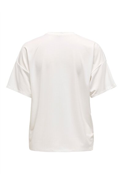 ONLY Onlmelina S/S Ladies Top Box Jrs Women's Cloud Dancer T-Shirt - 15342876