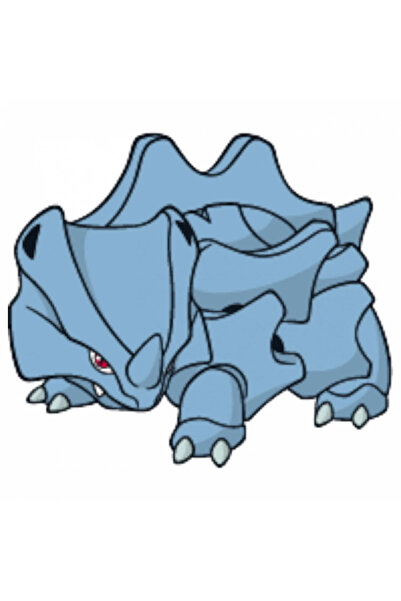 INOVATIX Σετ 8 τεμαχίων, Αυτοκόλλητο Pokemon Rhyhorn, INOVATIX®. 6 εκ.