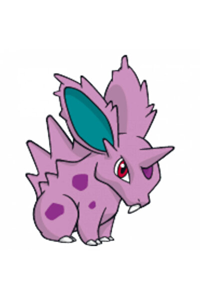 INOVATIX Set de 8 piese, autocolant Pokemon Nidoran, INOVATIX®. 6 cm