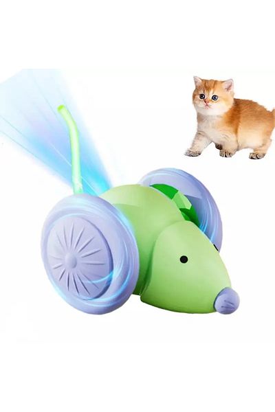 miraza Automatic Mouse Cat Toy, RGB LED, USB-C, 15h Battery Life