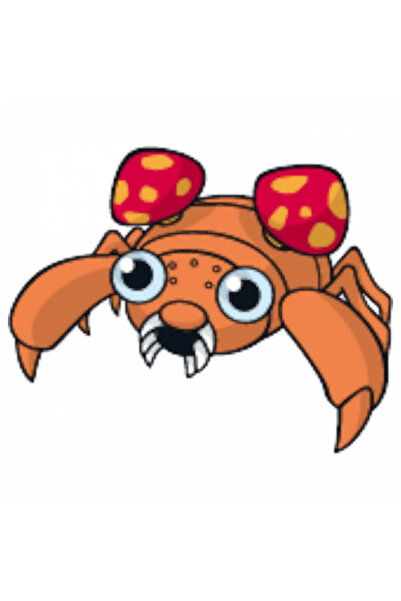 INOVATIX Set de 8 piese, autocolant Pokemon Paras, INOVATIX®. 6 cm