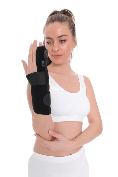 Rebirth Medikal Boxer Fracture Splint - Left Hand |   Finger and Wrist Stabilization |   Professional Support with Aluminum Splint