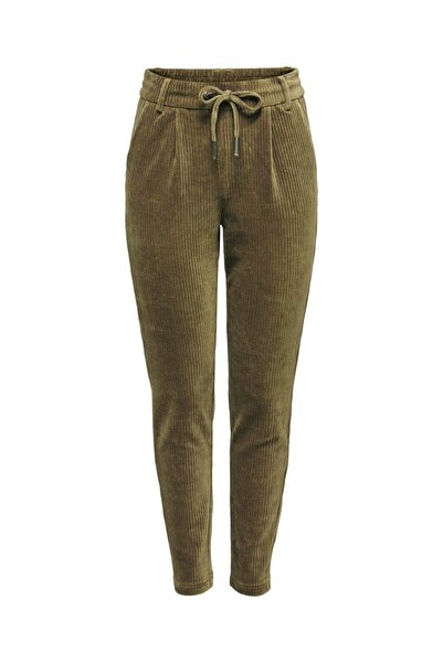 ONLY ONLPOPTRASH-PING PONG CORD PNT Γυναικείο καφέ παντελόνι - 15191641