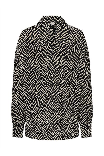 ONLY Onlkatty Life L/S Loose Shirt Ptm Women's Black Shirt - 15341494