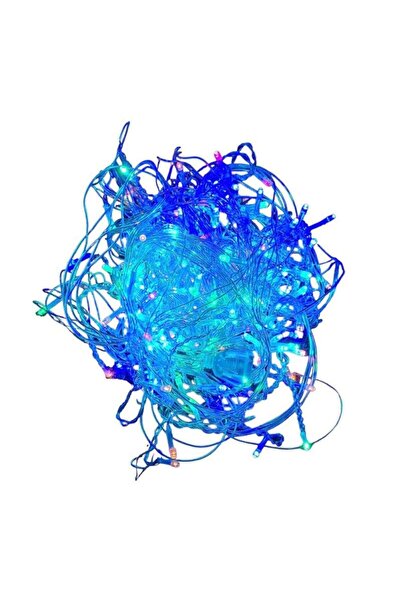 SIKS Instalație de Crăciun, Tip franjuri inegale, 8 m, Multicolor