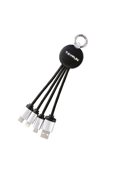 happysezon Kişiye Özel Işıklı Şarj Kablosu