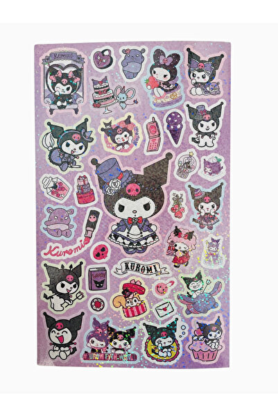 Mielibon Simli Sticker Defteri | 100+ Parıltılı Sticker | 4 Sayfa Karakter Temalı