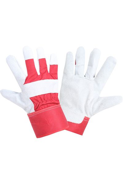 Lahti Pro Thermal Glove Cowhide / Red-White - 10