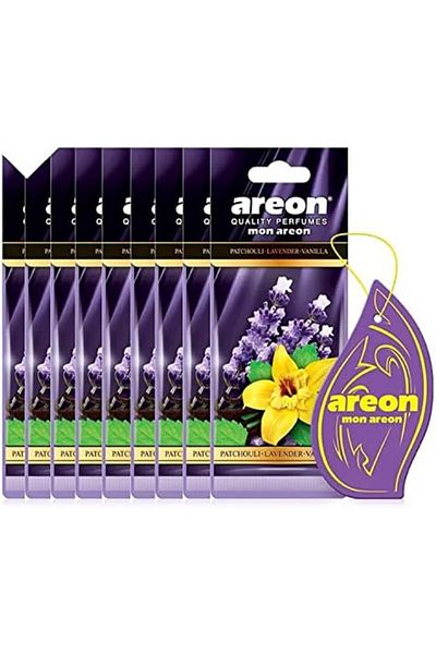 Areon - Air freshener Mon Patchouli, Lavender & Vanilla - (Pack of 10)
