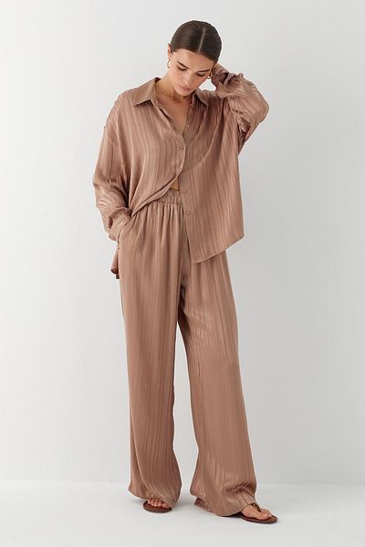 MARKALİSTE Flowy Oversize Suit Mink