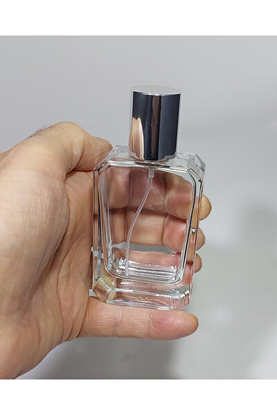 Durucam 10 ADET Cam Kolay kapama Sprey Kolonya Parfüm Şişesi 50 ml - Boş Şişe...