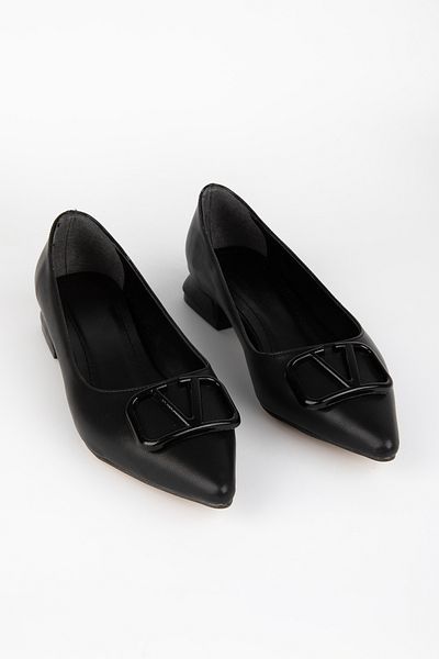 muhhu moda Let's Take It Daily, 2 cm High, Skin Material, Ballerinas,