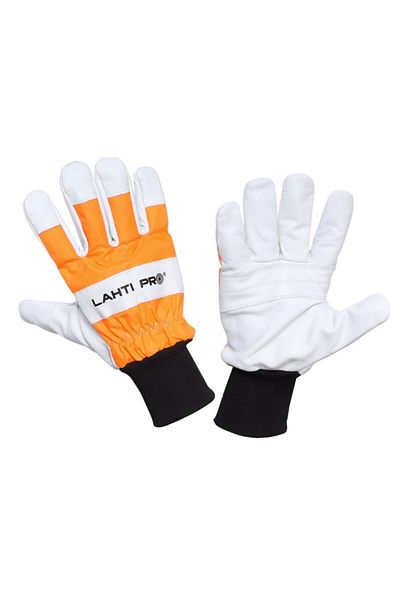 Lahti Pro Anti-cut Cowhide Leather Glove With Elastic Cuff - 10