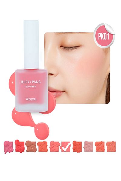 Kozmetik Missh@ Fruit Scented Natural Looking Liquid Blush 9g. Apıeu Juicy-Pang Water Blusher (Pk01)