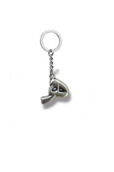 Herşey Nota Arabic Hâ Letter Keychain – Letter H Zamak Plated