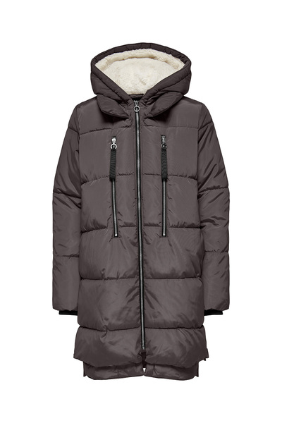 ONLY Onlnewnora Long Puffer Coat Cc Otw Women's Red Coat - 15304792