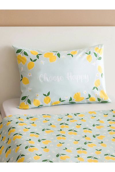 LC Waikiki Lemon Patterned Single Pique Set