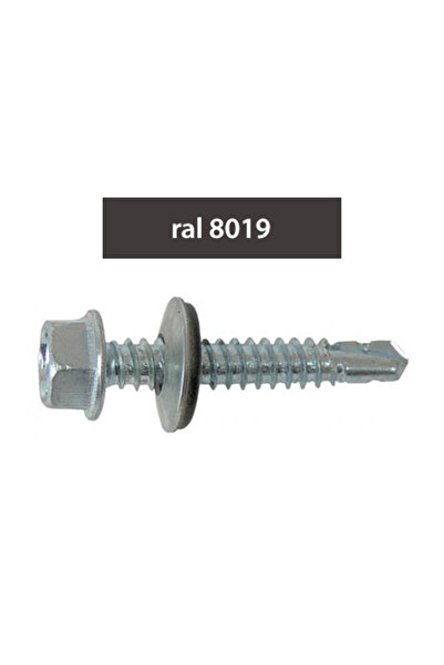 MK Suruburi Perforatoare Ral8019-Mahoniu 4.8X35Mm, 250/Set