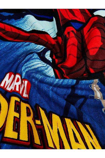 LC Waikiki Spider-Man Printed Cotton Boy's Beach Towel