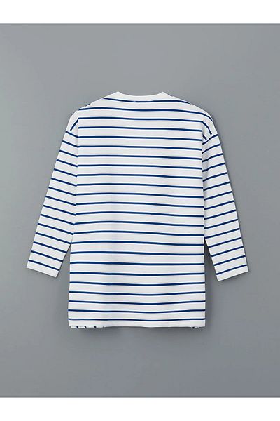 LC Waikiki Crew Neck Striped Women's Sweatshirt Tunic