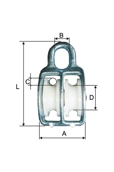MK Scripete Dublu Cu Inel 8X26Mm/47Mm / 14Mm / 93Mm