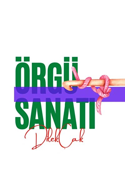Örgü Sanatı DilekÇak El Örgüsü Mutfak Organizer Poşetlik, Poşet Torbası, Çeyizlik