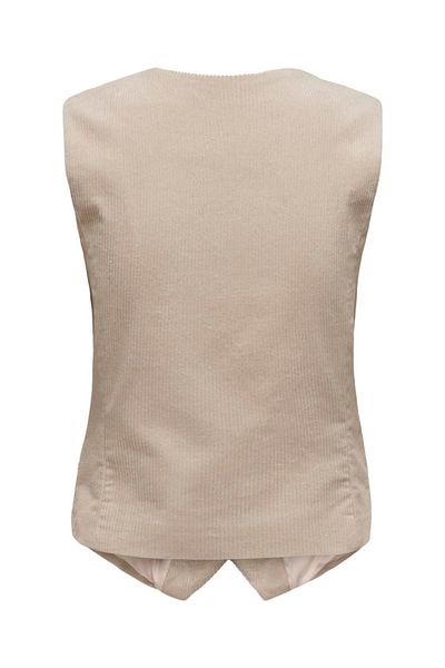 ONLY Onltiggy S/L Fit Cord Vest Tlr Women's Beige Vest - 15331546