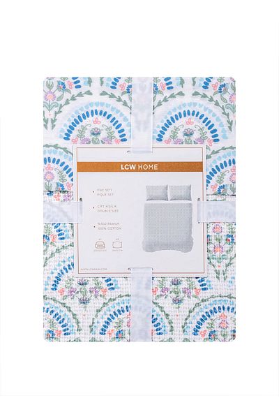 LC Waikiki Patterned Cotton Double Pique Set