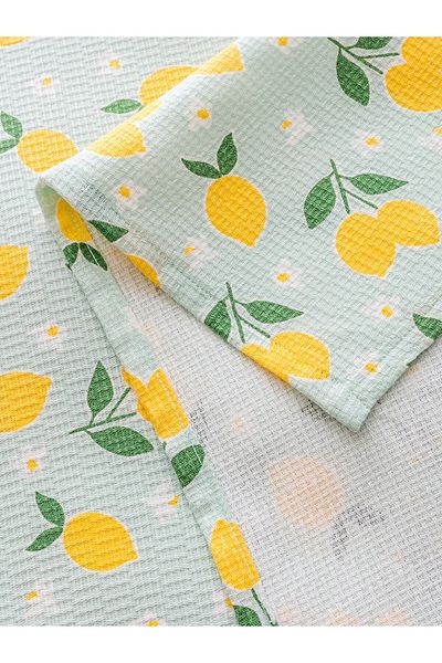 LC Waikiki Lemon Printed Double Pique Set