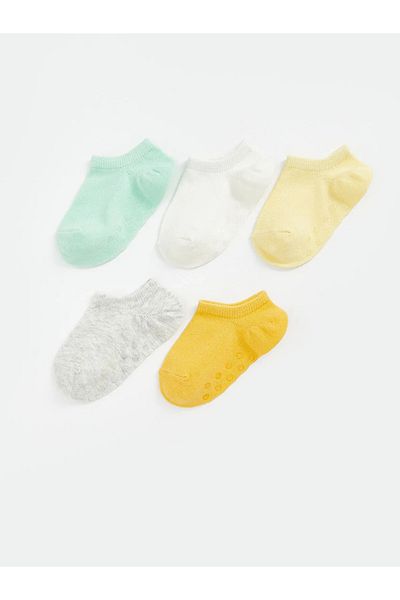 LC Waikiki Basic Baby Boy Booties Socks Pack of 5