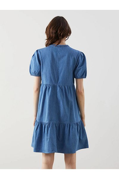 LC Waikiki Rochie de damă din blugi Kaçık Yaka