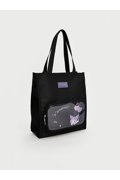LC Waikiki Lcw Accessories Black Kuromi Printed Girl's Shoulder Bag