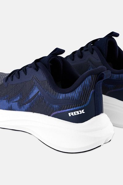RBX Men Mesh Lace Up Running Shoes, Navy Blue