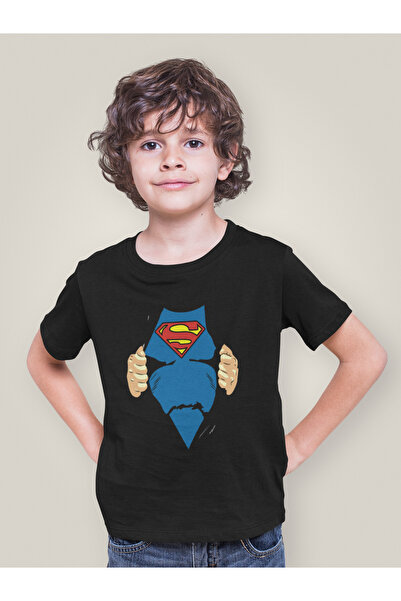 SEVBANO Dječja majica sa Superman printom, unisex, filmski heroj (uzrast 1-12...
