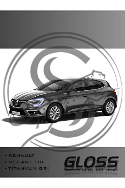 Gloss Detailing Renault Megane HB Titanyum Gri KPN - Profesyonel Çizik Ve Taş...