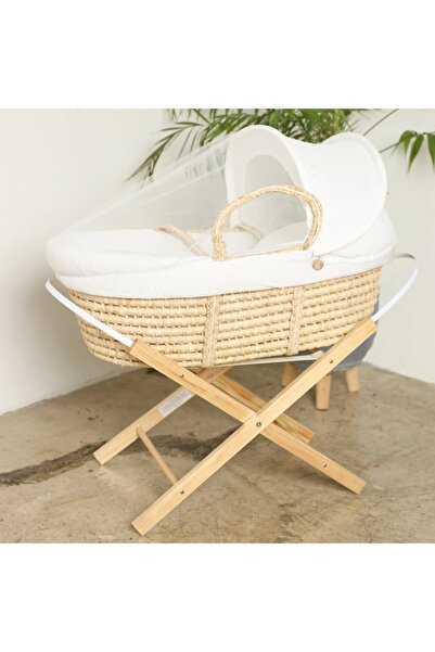 Fun Moment White Moses Basket + Base