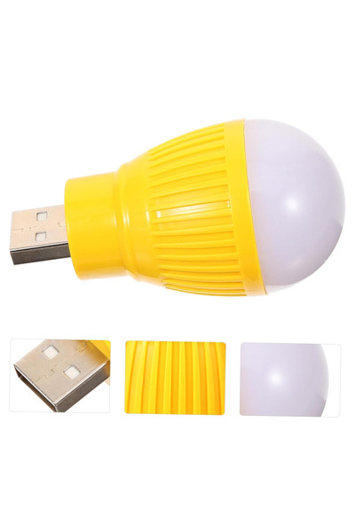 nelerbulurum 5 Pcs USB Port Powebank and Pc Compatible Mini Night Light, Book Reading Camping Lamp White Light