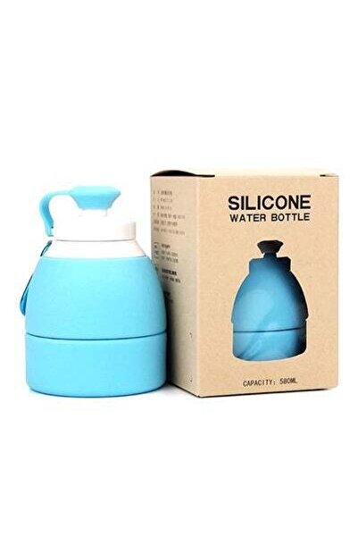 HALAMODO Silicone Foldable Travel Water Bottle 580ml