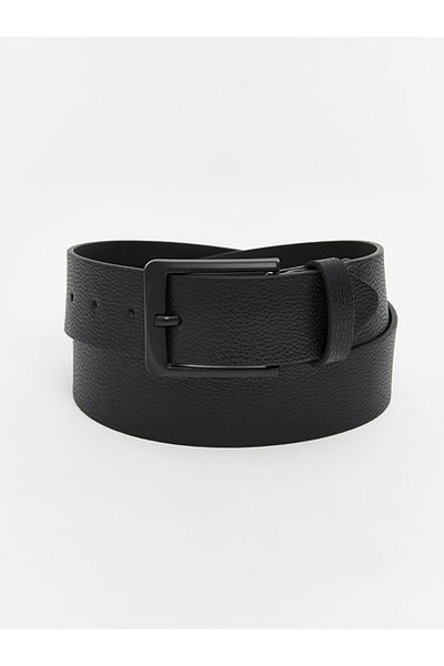 LC Waikiki Lcw Accessories Black Leather Look Men's Belt