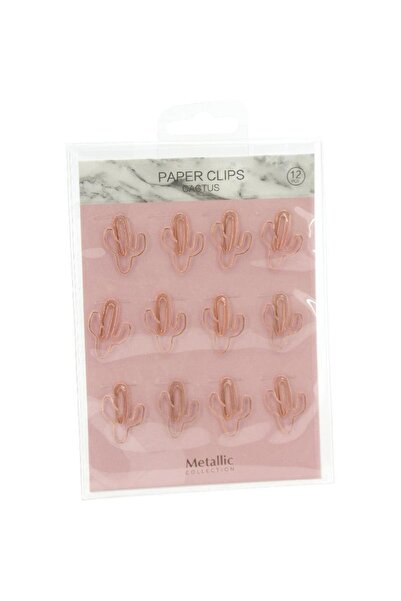 Roco Metallic Paper Clips – 18 mm, Plated Rose Gold Finish