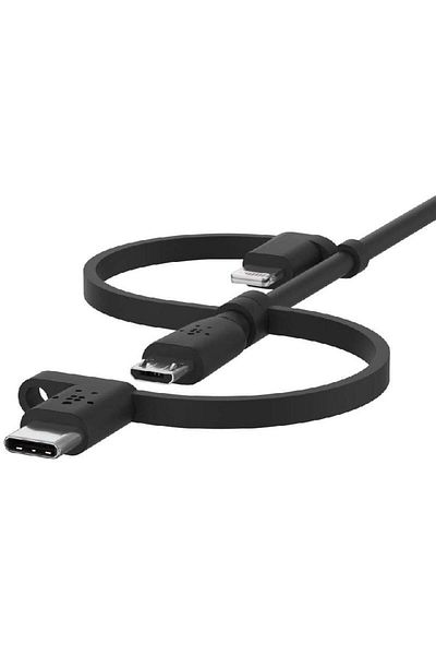 Belkin Boost Charge USB-C;Lightning;Micro USB to USB 2.0 Sync & Charge Cable 1.00 m ( 3.28 ft )
