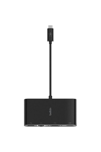 Belkin Multi-port Station USB-C4 Port (USB-A/RJ-45/HD VGA/4K HDMI)