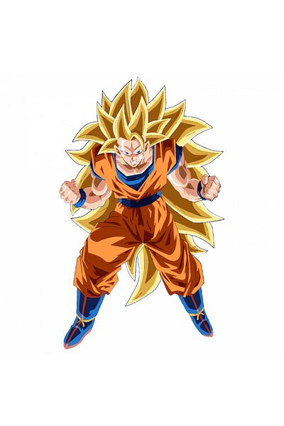 INOVATIX Set de 8 piese, autocolant Goku Zeul Dragon Ball, INOVATIX®. 6 cm