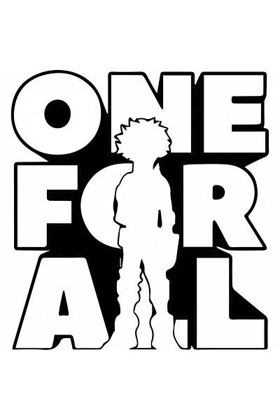 INOVATIX Set de 8 piese, autocolant My Hero Academia One For All, INOVATIX®. 6 cm