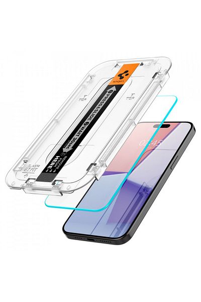 Spigen IPhone 15 Pro Case - Spigen Glas.tR EZ FIT - Clear