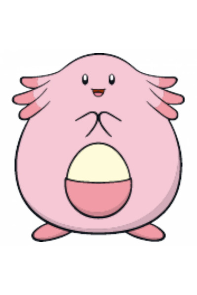 INOVATIX Σετ 8 τεμαχίων, Αυτοκόλλητο Pokemon Chansey, INOVATIX®. 6 εκ.