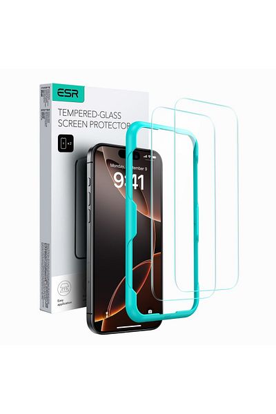 ESR IPhone 16 Pro Max Screen Protector (set of 2) - ESR Tempered Glass - Clear