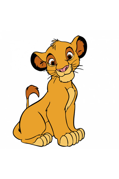 INOVATIX Σετ 8 τεμαχίων, Αυτοκόλλητο Βασιλιάς των Λιονταριών Σίμπα χαμογελαστ...