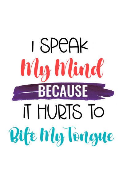 INOVATIX Set de 8 piese, Autocolant Îmi spun părerea pentru că mă doare să-mi...