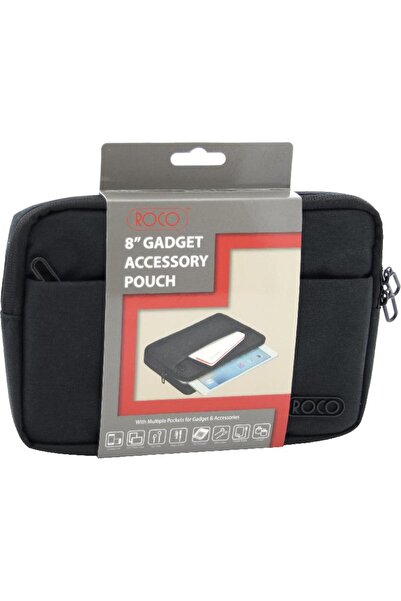 Roco حقيبة أدوات تكنولوجية مقاس 8 بوصات - أسود